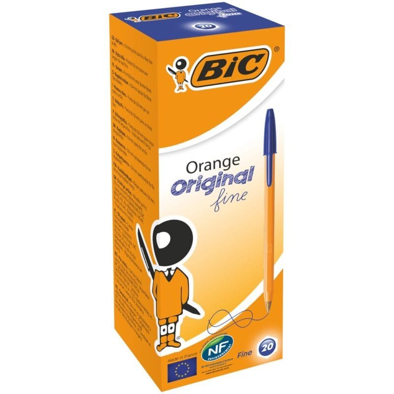 DŁUGOPIS BIC ORANGE NIEBIESKI