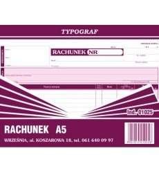 druk rachunek a5 poziomy