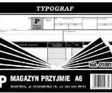 p druk p magazyn przyjmie a6 typograf
