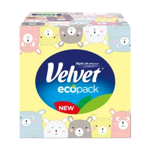 velvet cube chusteczki higieniczne 3 warstwowe 60 sztuk