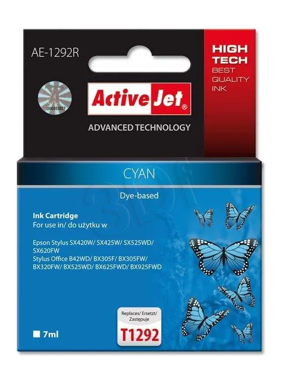 napln activejet epson t cyan ref ae r i