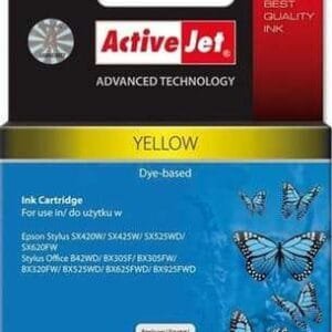 rasalinio spausdintuvo kasete activejet cartridge ae r for epson 9ml yellow