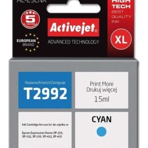 tusz activejet ae 29cnx supreme blekitny 15 ml 29xl t b iext